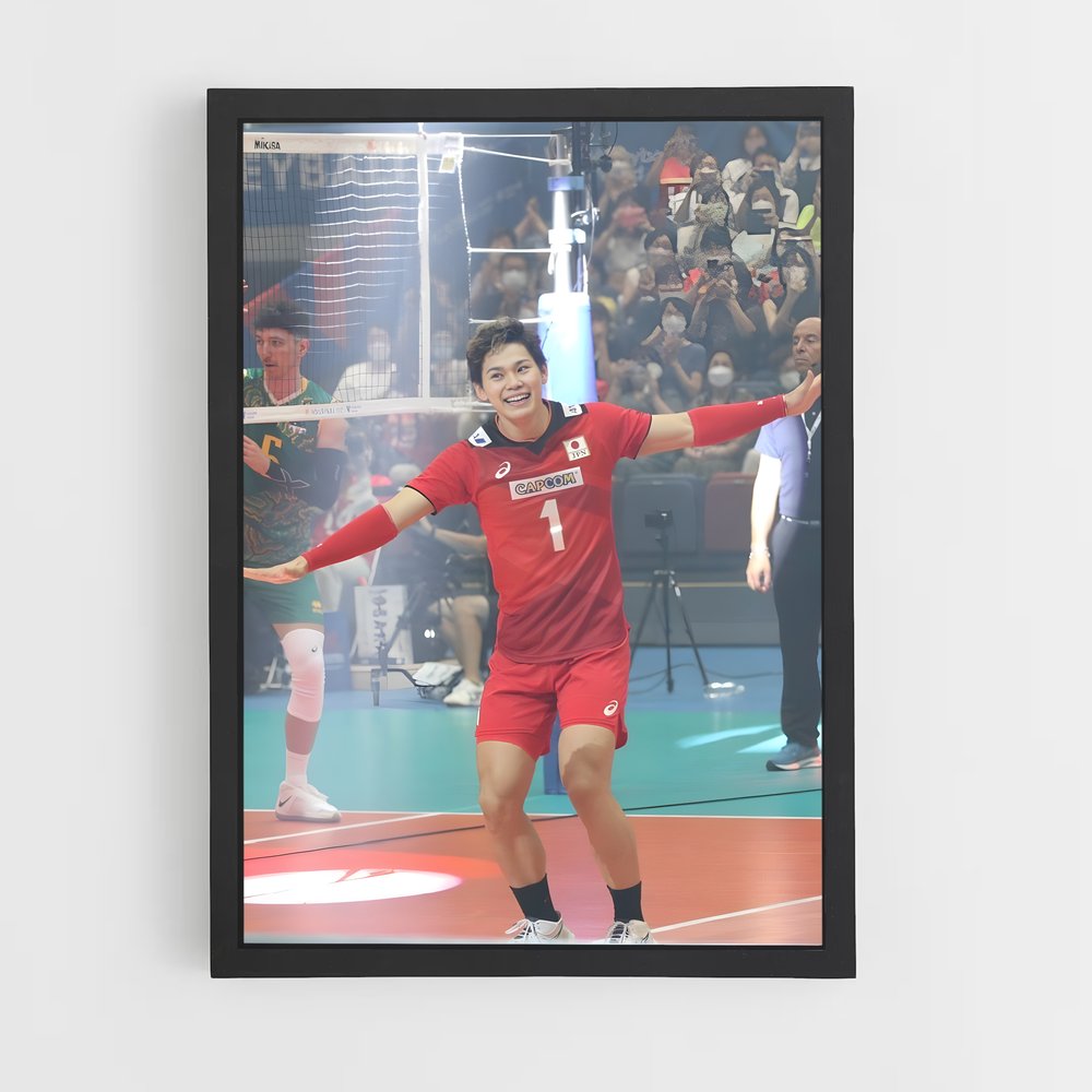 Poster Yuji nishida swinguer – affiche Volleyball (vue 2)